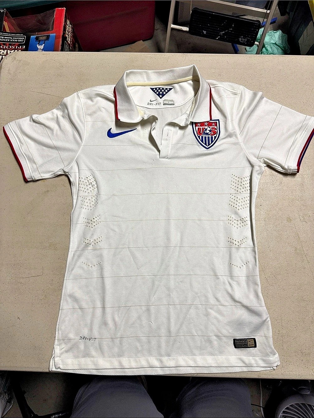 Nike USWNT 2014 Dri-FIT jersey White & Red Size Small